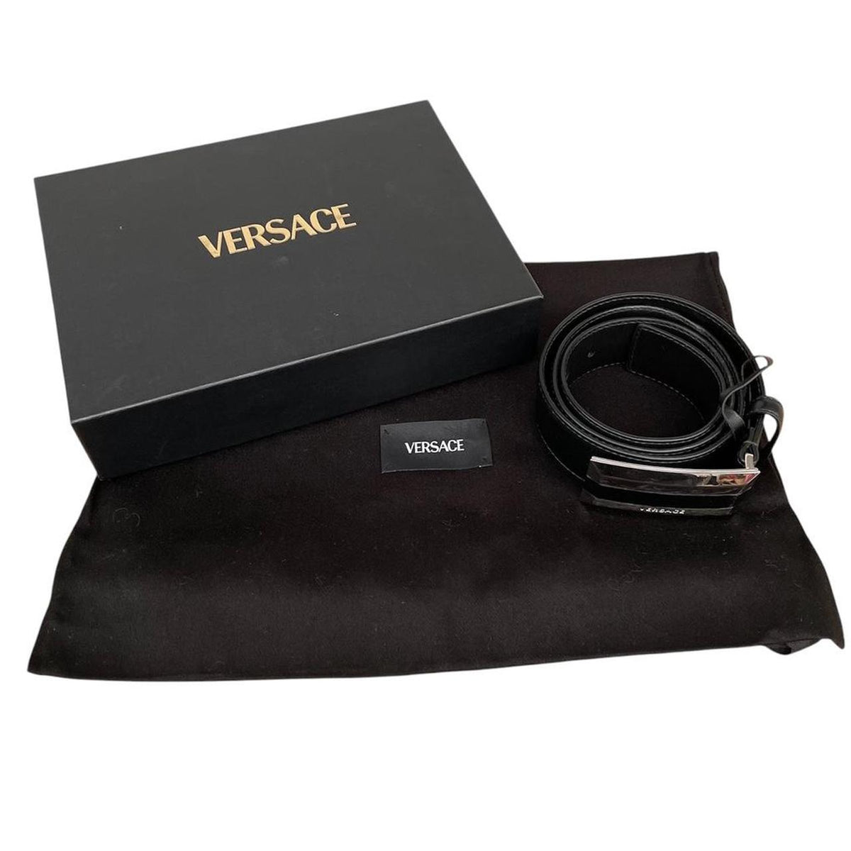 Versace Leather Belt 90cm