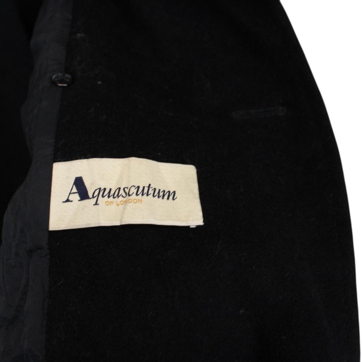 Vintage Aquascutum Cashmere Wool Blend Coat Large