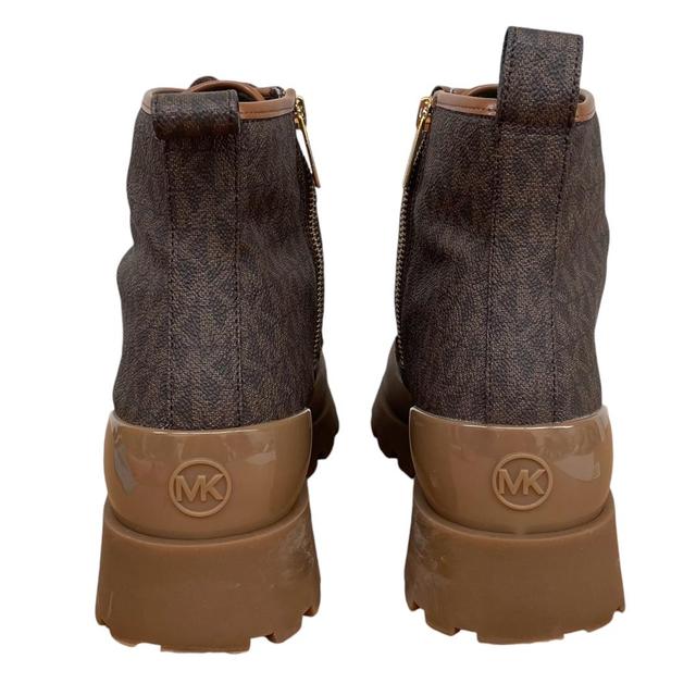 Michael Kors Payton Logo Combat Boots UK 6