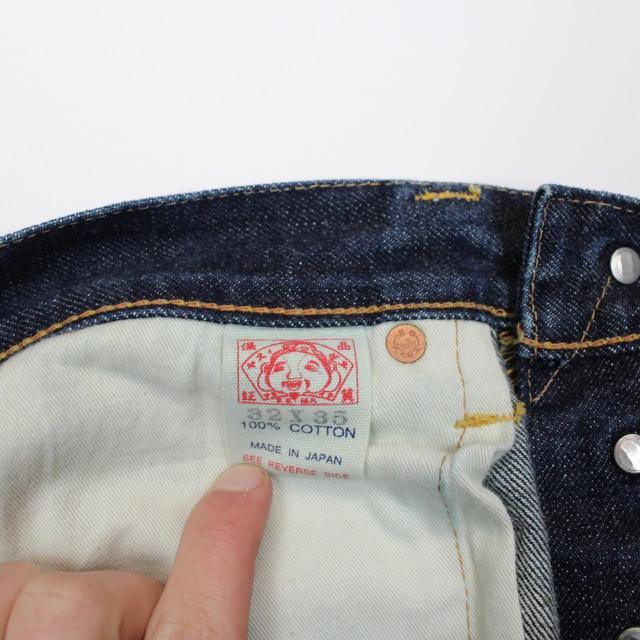 Evisu Gull Denim Jean Shorts Large