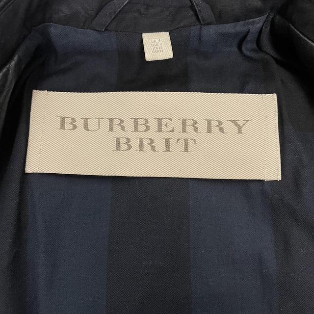 Burberry Brit Leather Trench Coat XS
