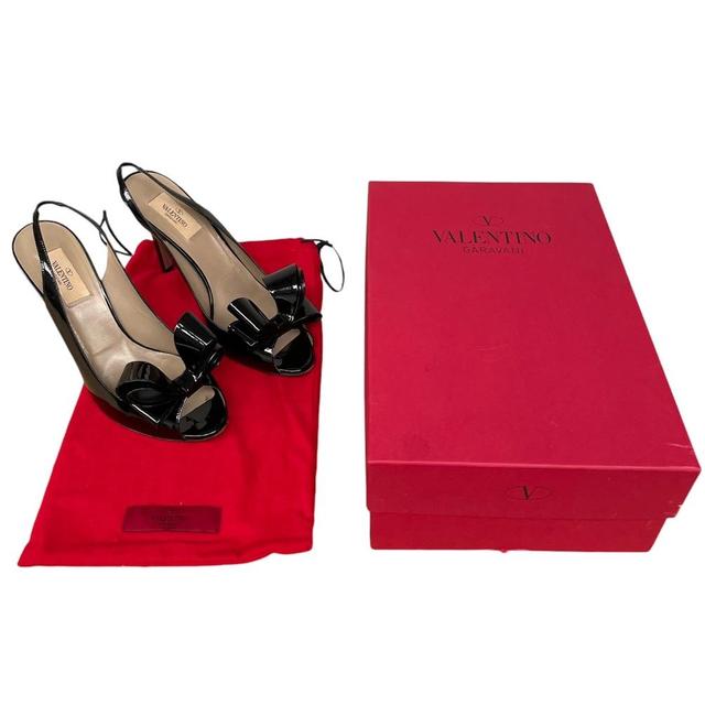 Valentino Patent Leather Slingback High Heels UK 6.5