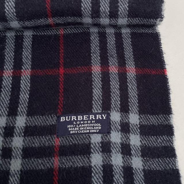 Vintage 90s Burberry Lambswool Scarf