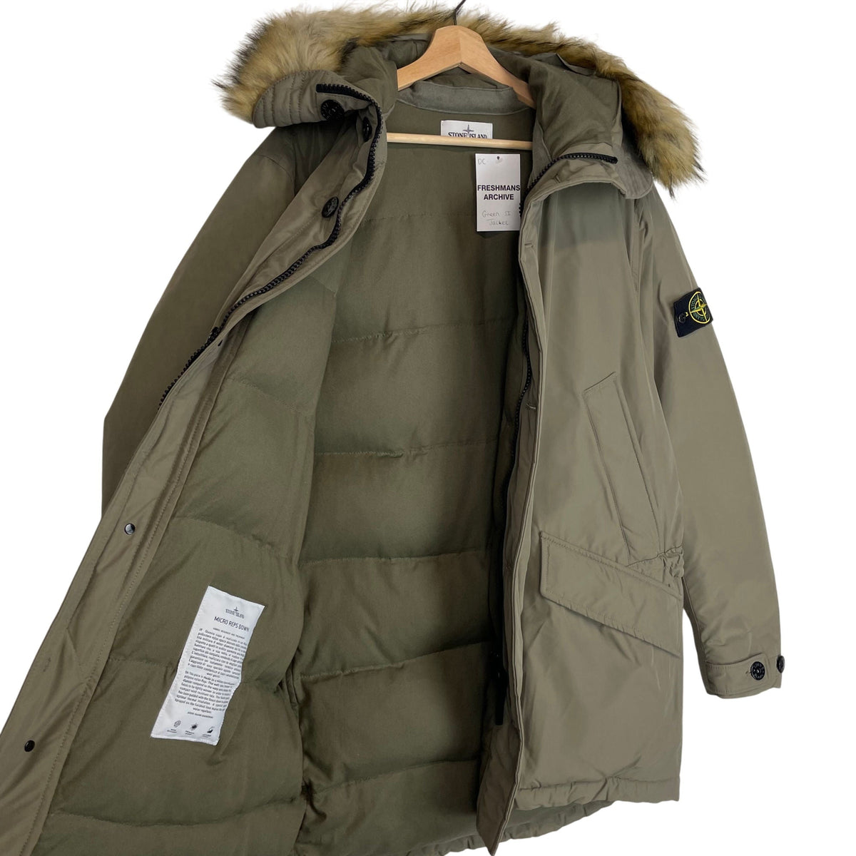 Stone Island AW 2018 Micro Reps Down Parka Jacket XL