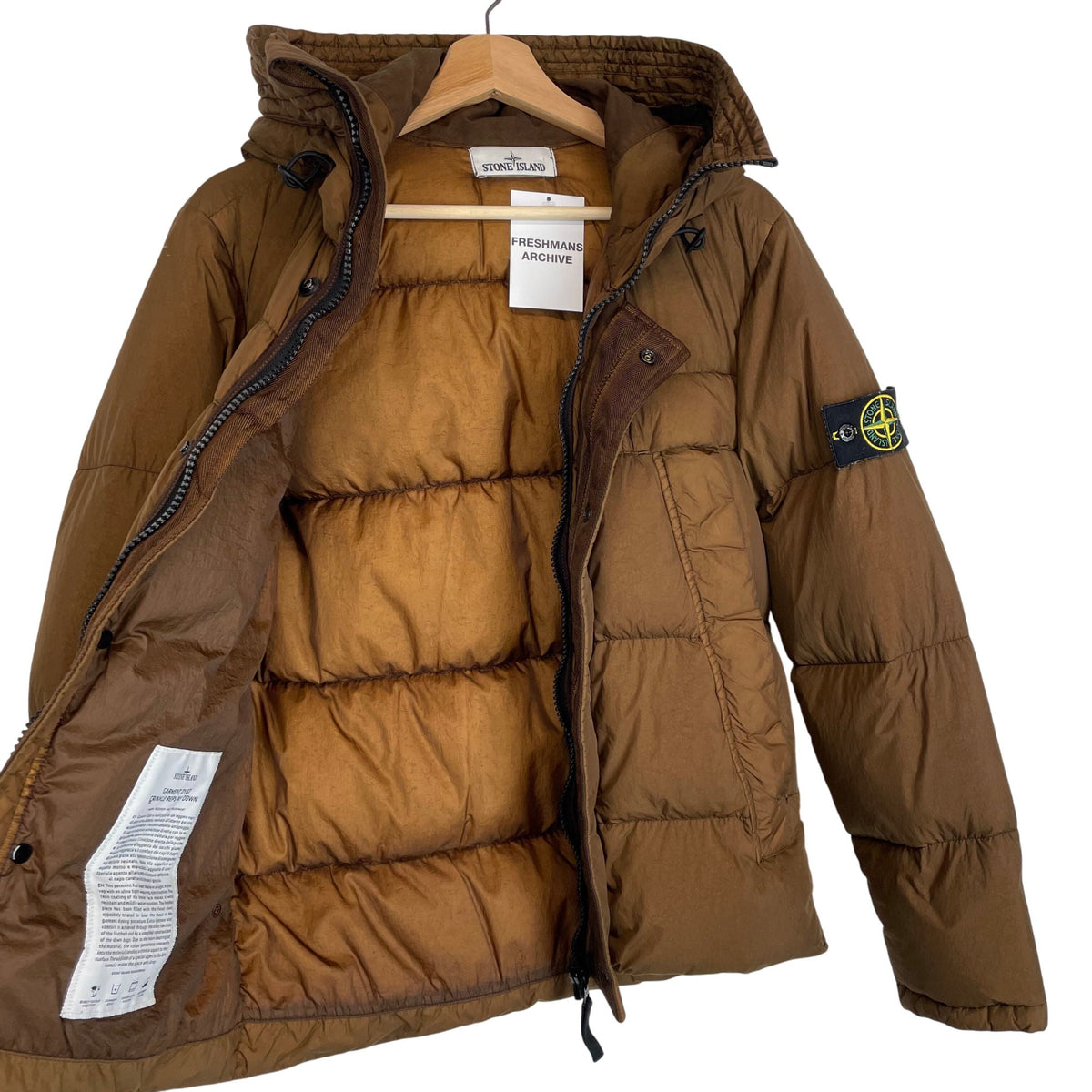 Stone Island Crinkle Reps NY Down Jacket Small