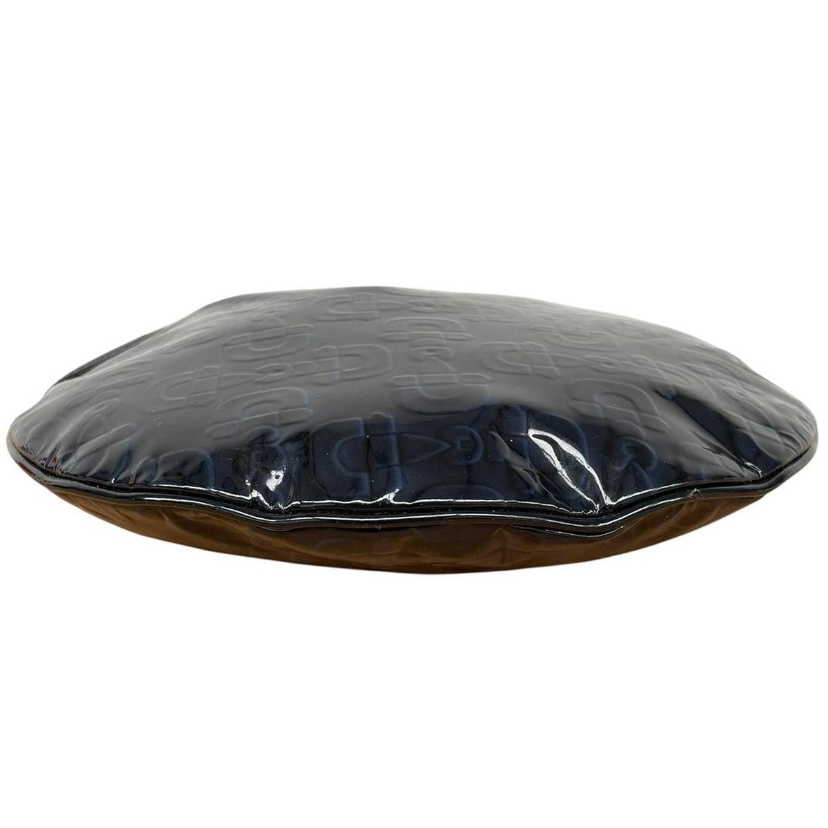 Gucci Patent Leather Horsebit Embossed Hobo Bag