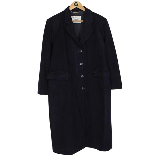 Vintage 90s Burberry Virgin Wool Coat Large