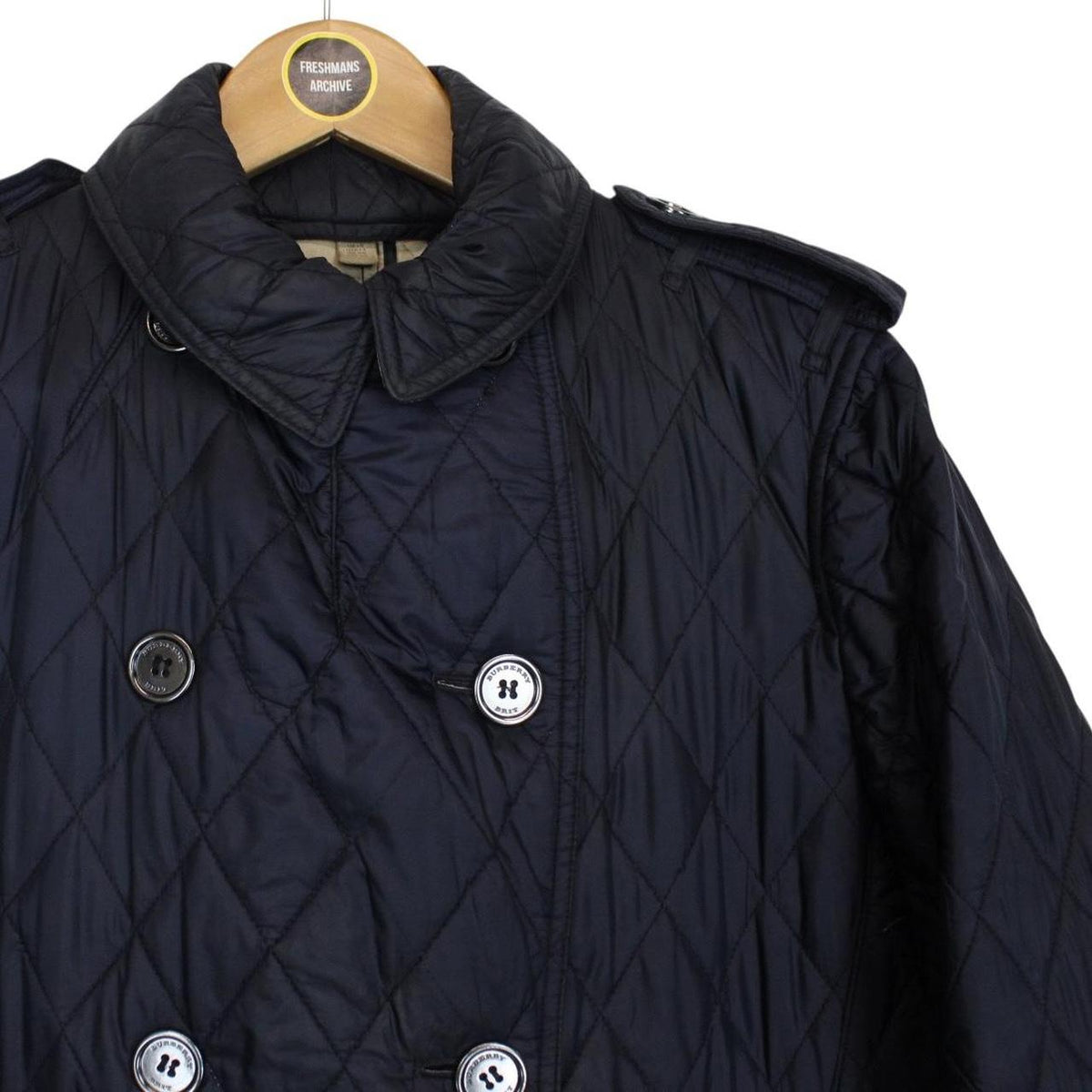 Burberry Brit Diamond Quilted Coat Large