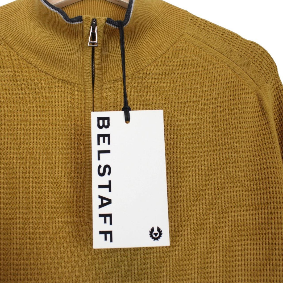 Belstaff Cole Glaze 1/4 Zip Jumper Medium