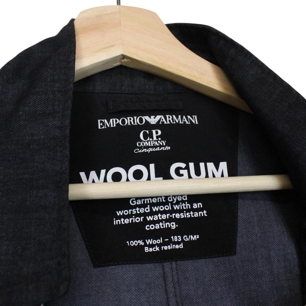 CP Company x Emporio Armani Garment Dyed Wool Gum Jacket XL