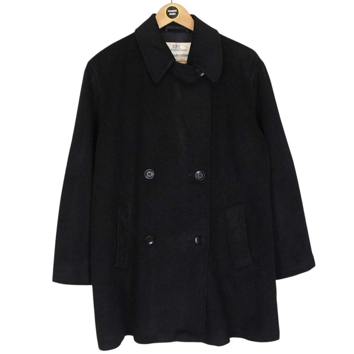 Vintage Aquascutum Cashmere Wool Blend Coat Large