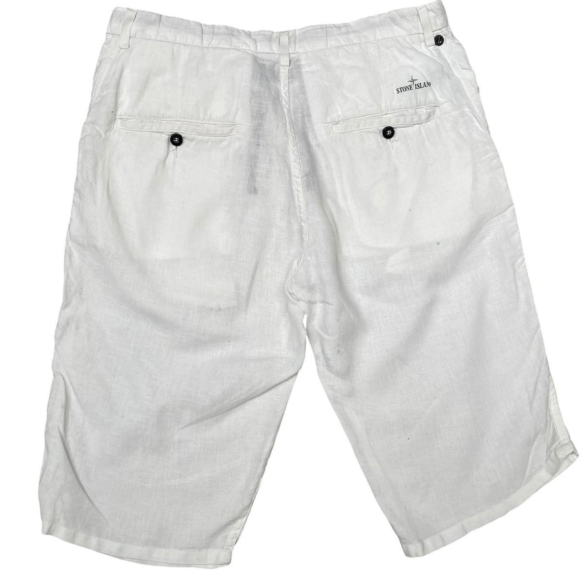 Stone Island SS 2010 Linen Bermuda Shorts Small