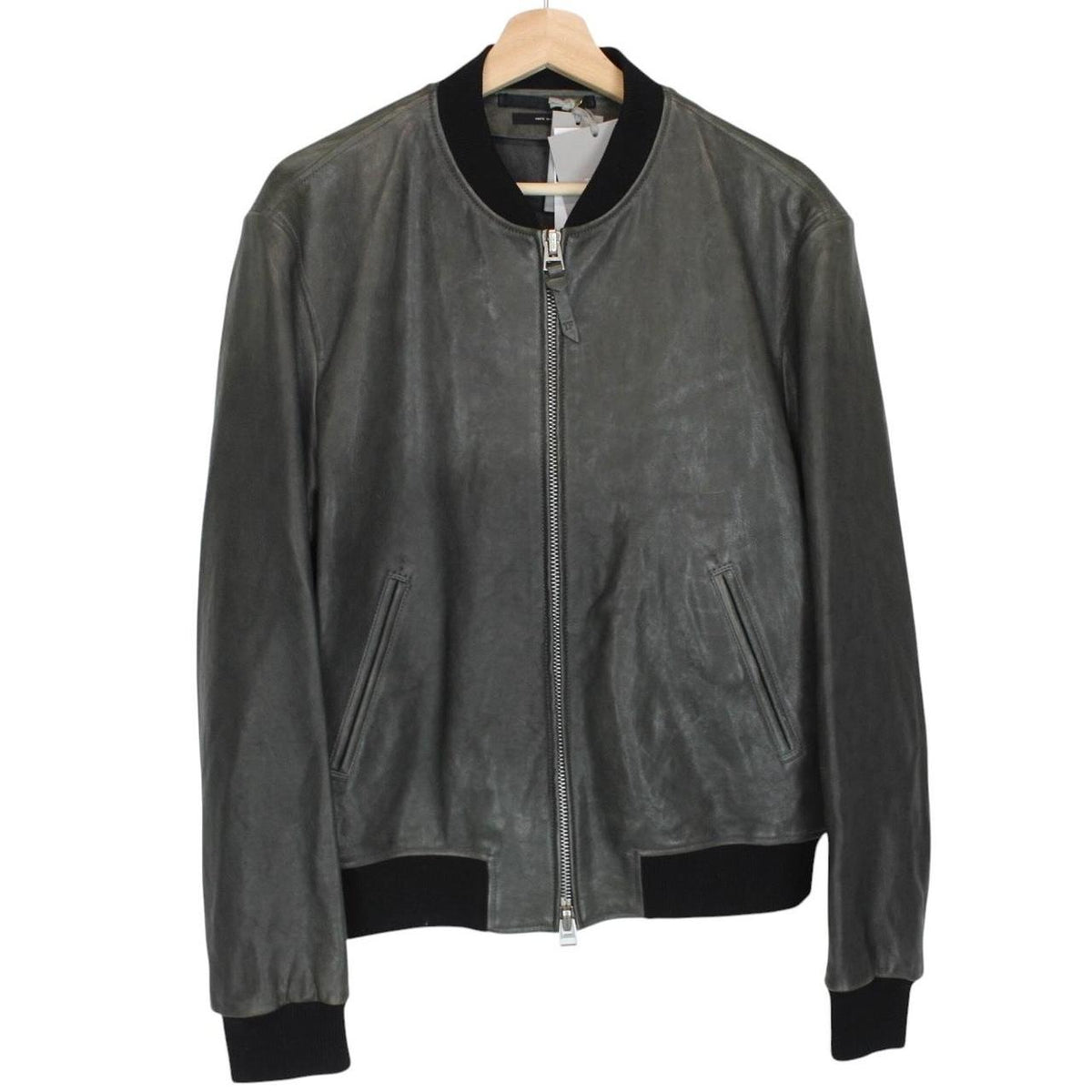 Tom Ford Lambskin Leather Bomber Jacket Medium