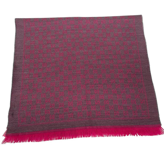 Gucci GG Monogram Frayed Wool Scarf