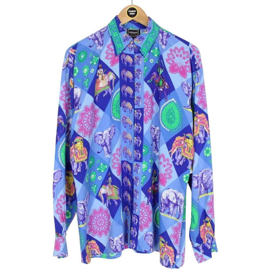 Vintage Versace Jeans Couture Elephant Shirt Large