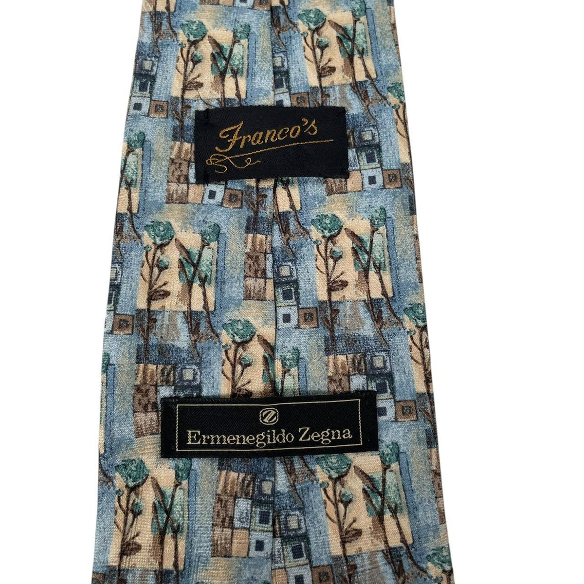 Ermenegildo Zegna Floral Silk Tie