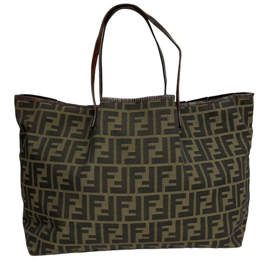 Pre-Loved Fendi Monogram Canvas Tote Bag with Purse