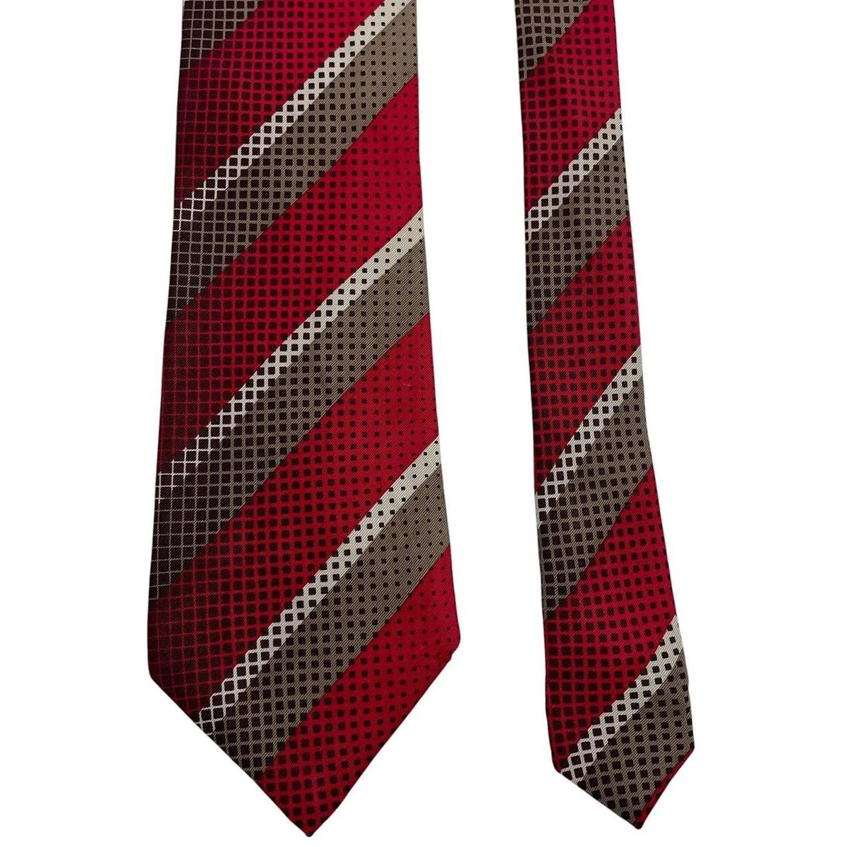Vintage DKNY Striped Silk Tie