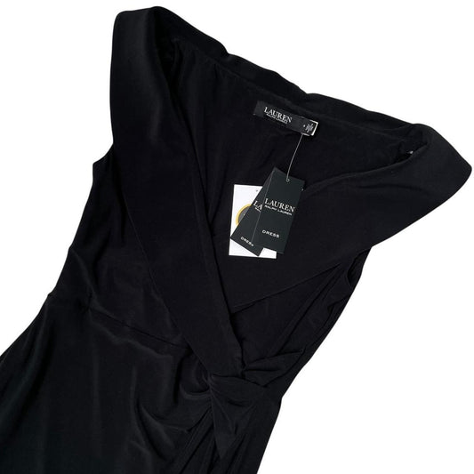 Ralph Lauren Jersey Off-The Shoulder Gown Dress Medium