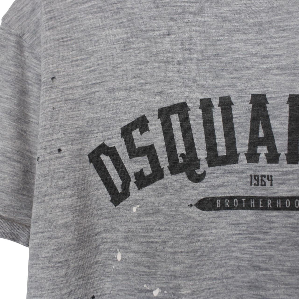 Dsquared2 Distressed Logo Print T-Shirt Large