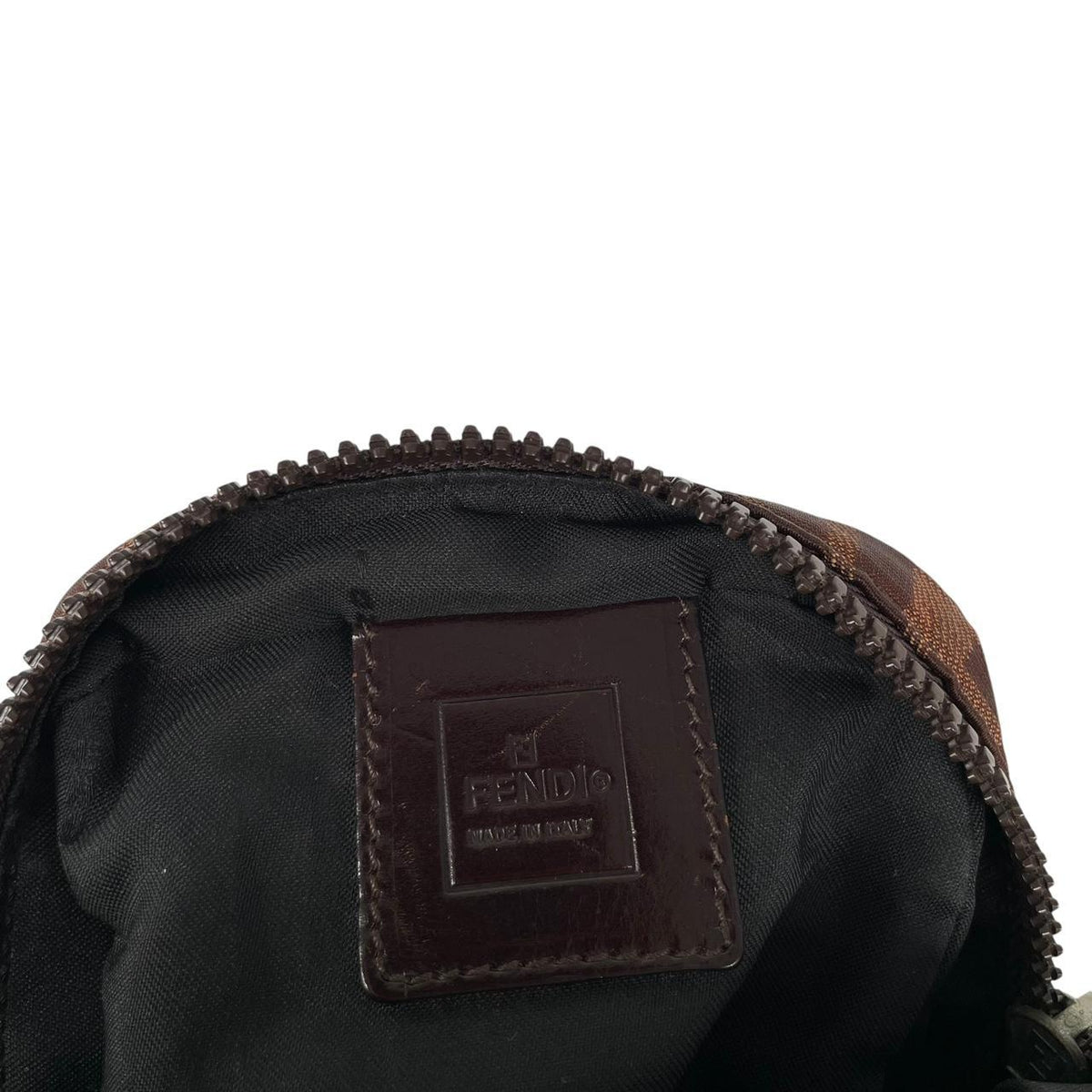 Pre-Loved Fendi Monogram Canvas Mini Crossbody Bag