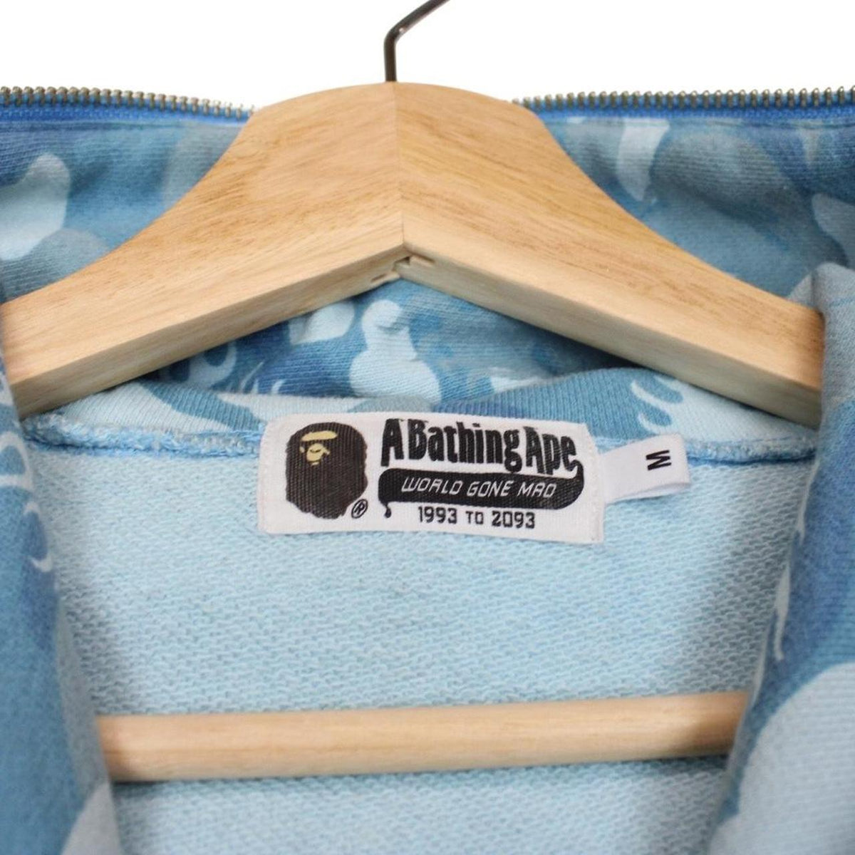 Bape Fire Camo WGM Shark Hoodie S/M