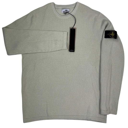 Stone Island Organic Cotton Waffle Knit Jumper