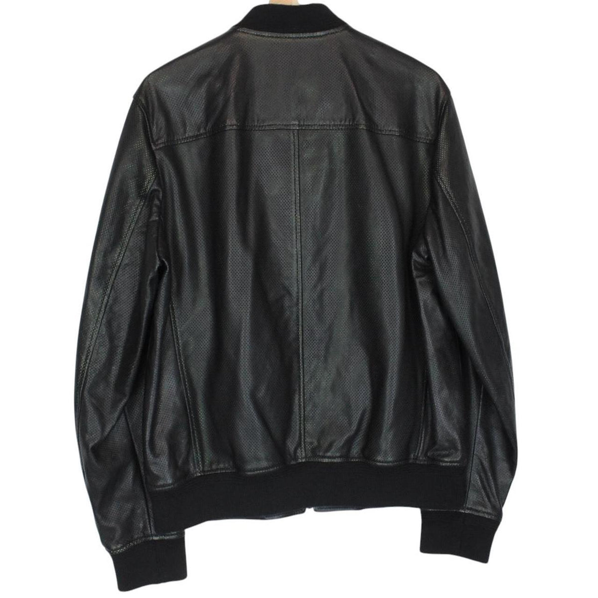 Belstaff Flash Lateral Leather Bomber Jacket Medium