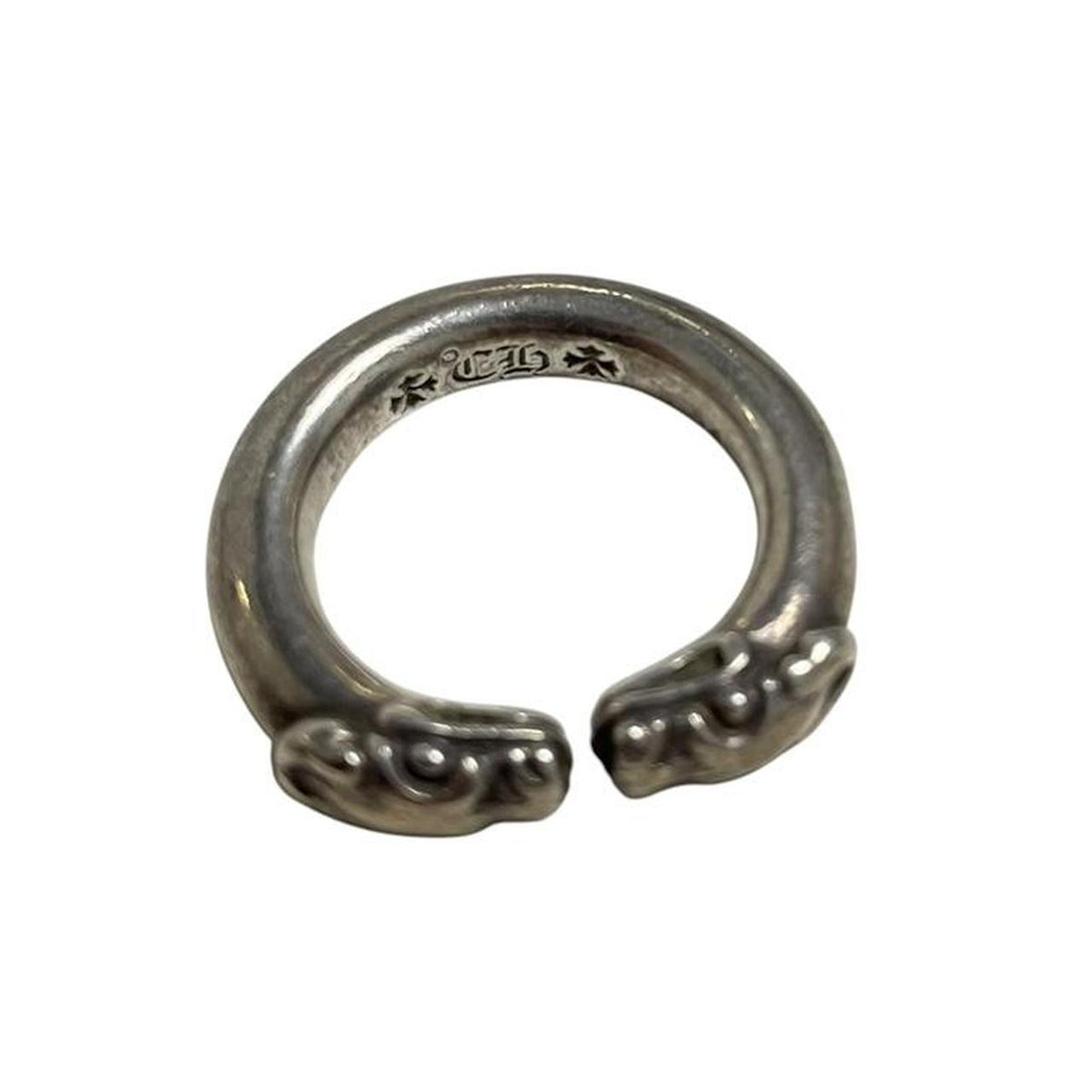 Chrome Hearts 2006 Double Dog 925 Sterling Silver Ring