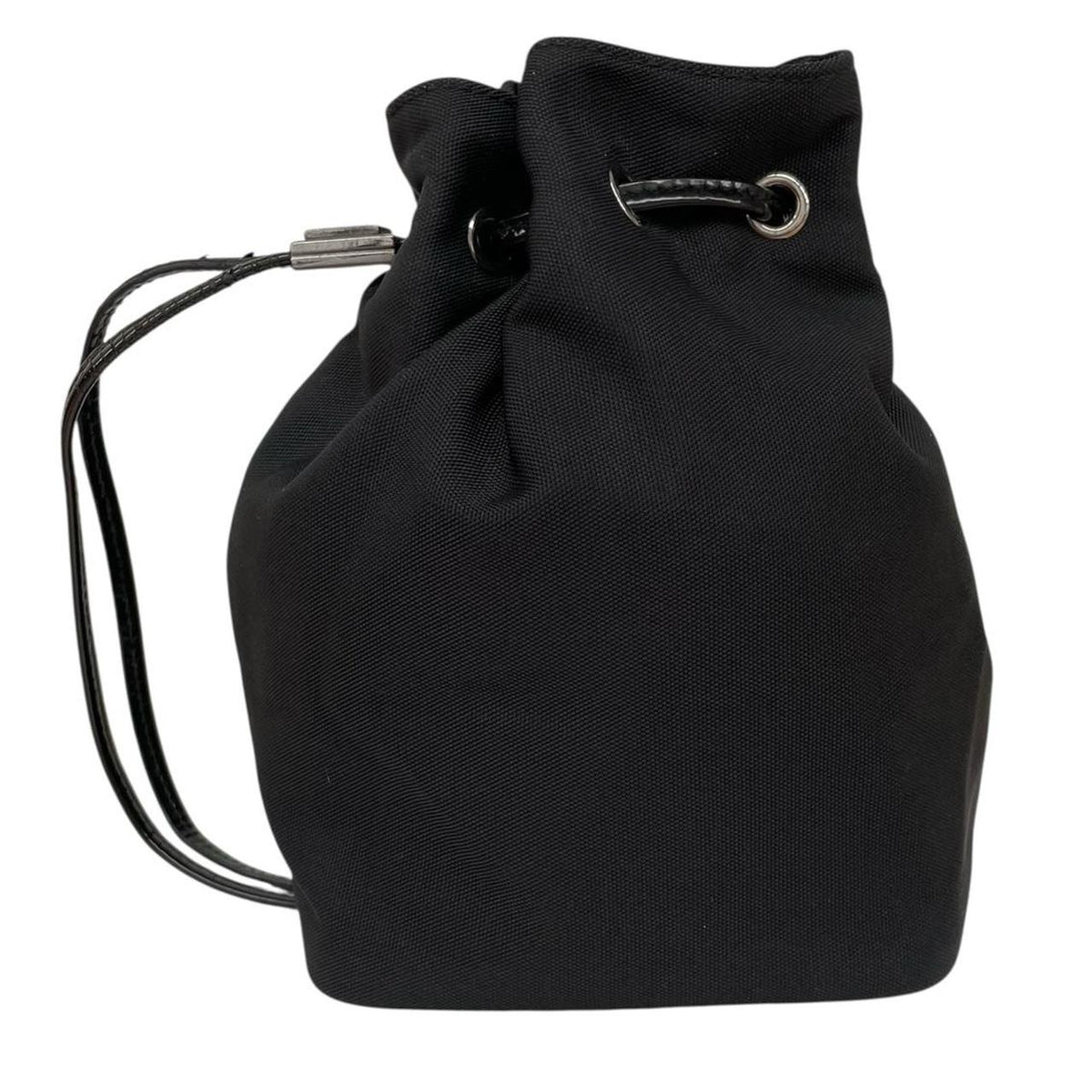 Gucci Nylon Canvas Drawstring Clutch Bag