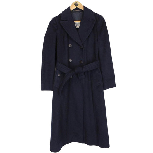 Vintage 90s Burberry Virgin Wool Coat Small