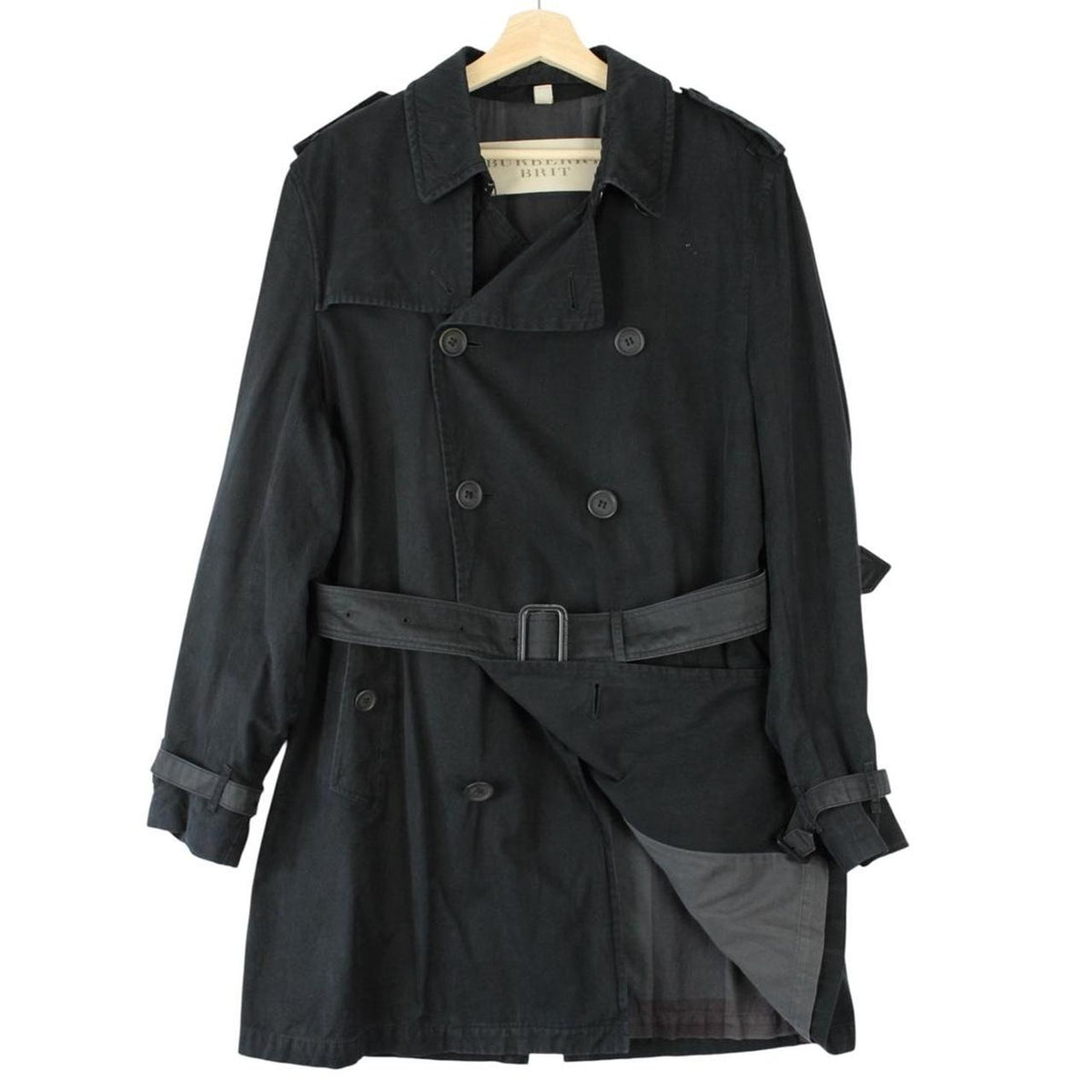 Burberry Brit Belted Trench Coat Large