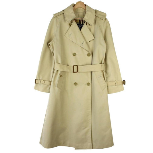 Vintage 90s Burberry Belted Trench Coat Medium