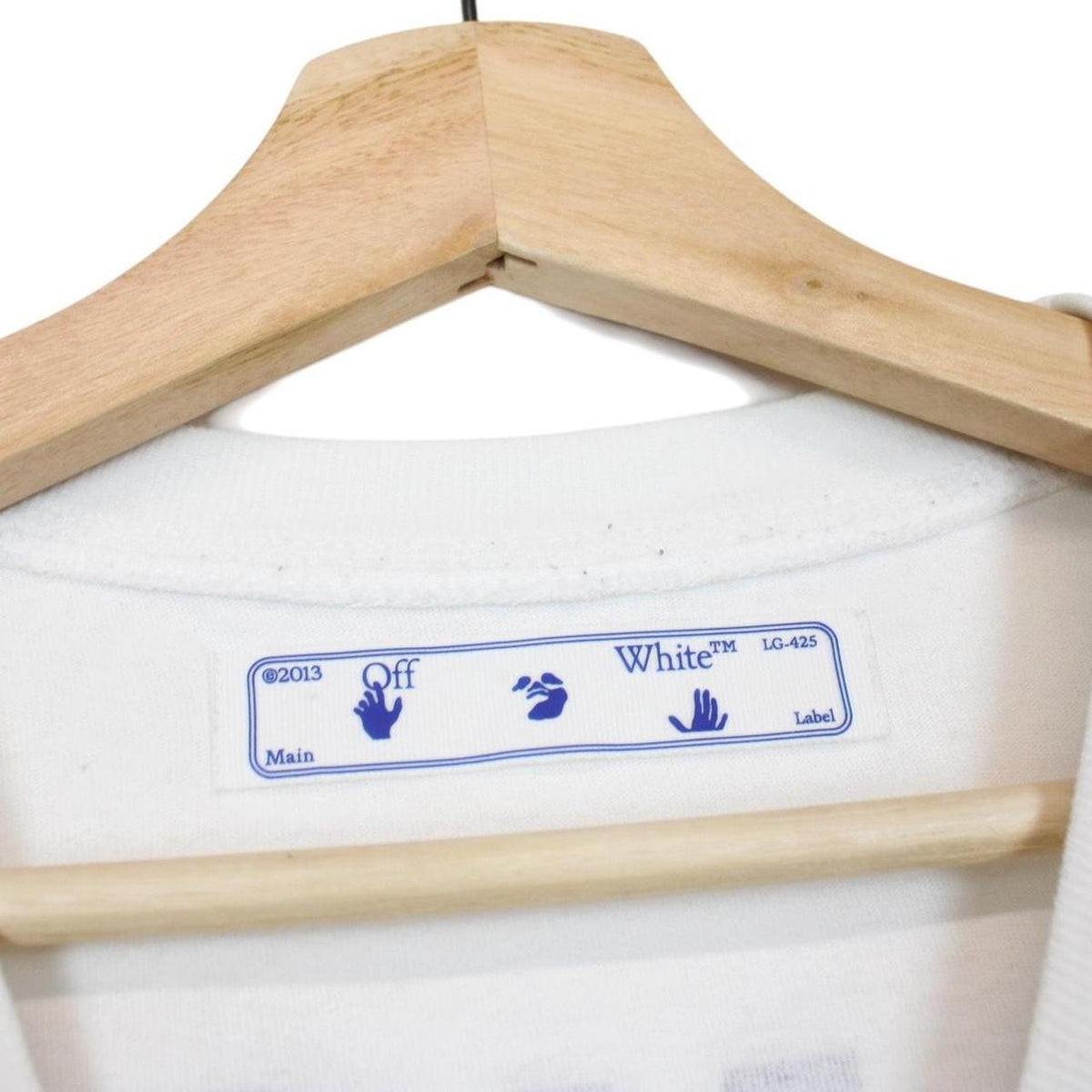 Off White Non-Fiction Print T-Shirt S/M