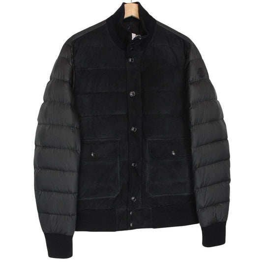 Moncler Raphael Suede Leather Down Jacket Medium