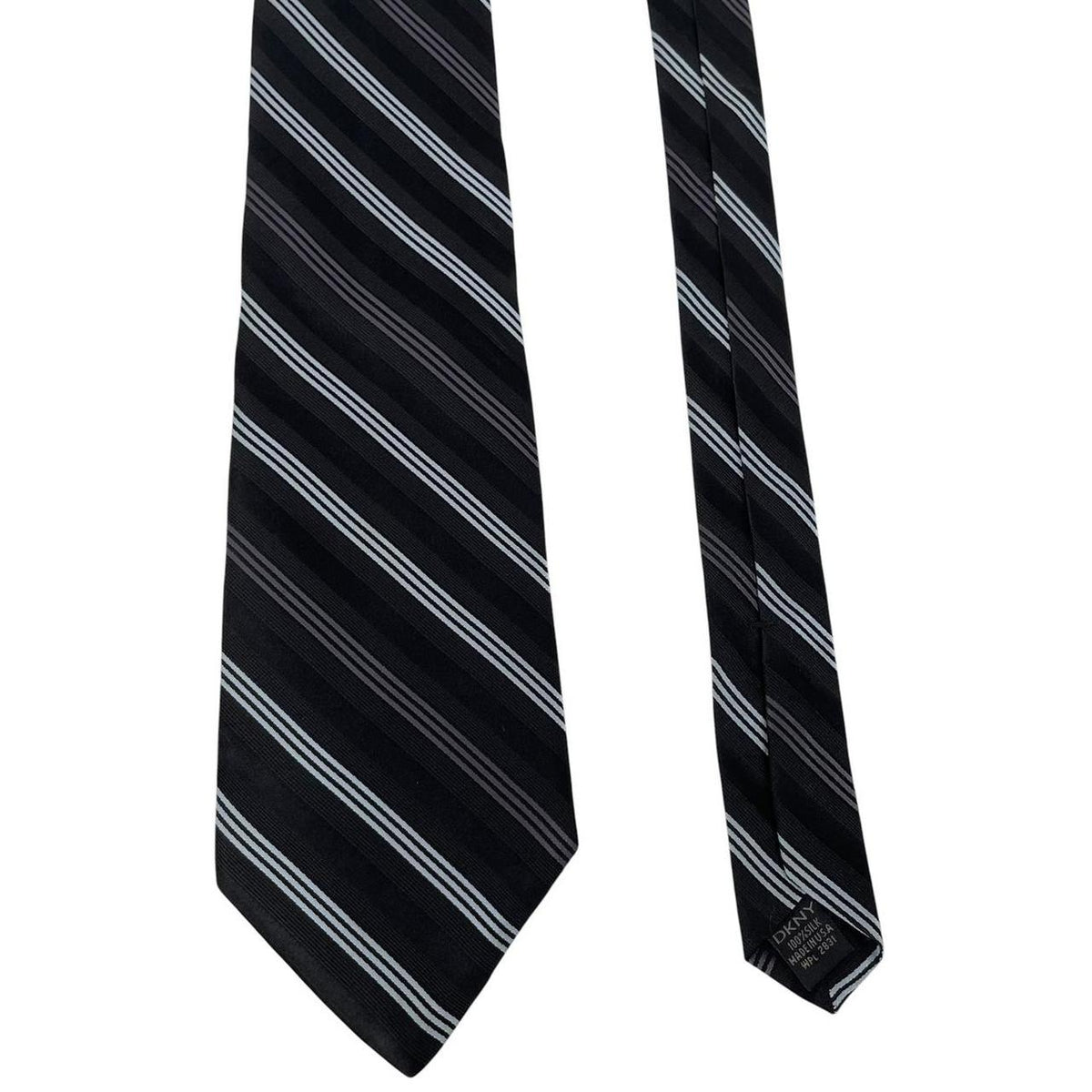 Vintage DKNY Striped Silk Tie