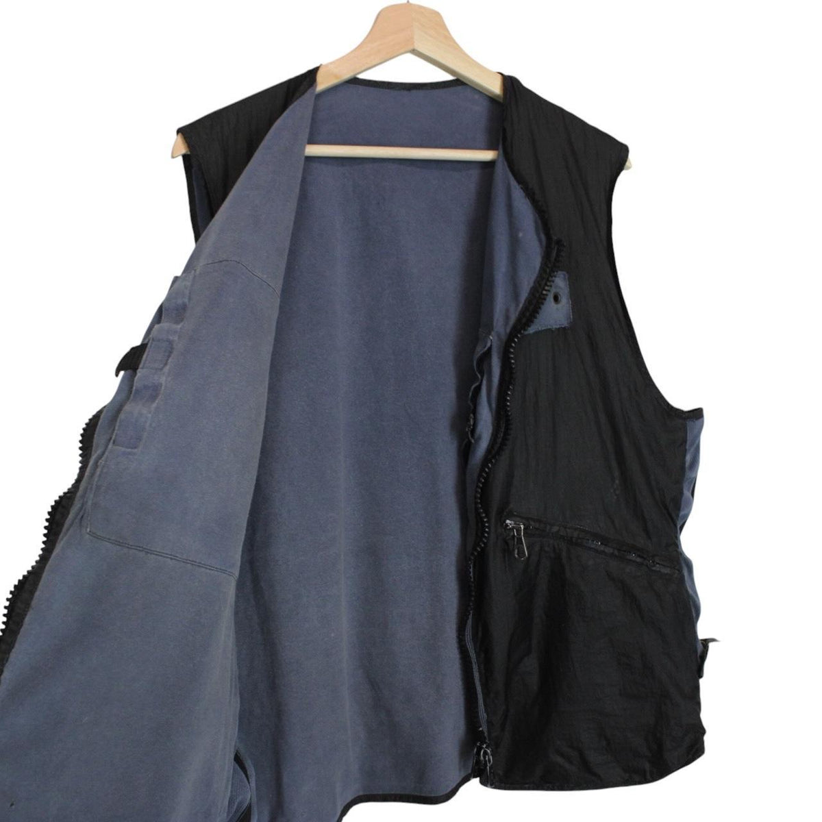 Vintage Stone Island SS 1996 Reversible Green Edge Vest Medium
