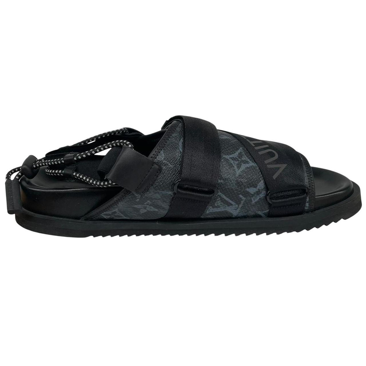 Louis Vuitton Monogram Leather Honolulu Sandals UK 11