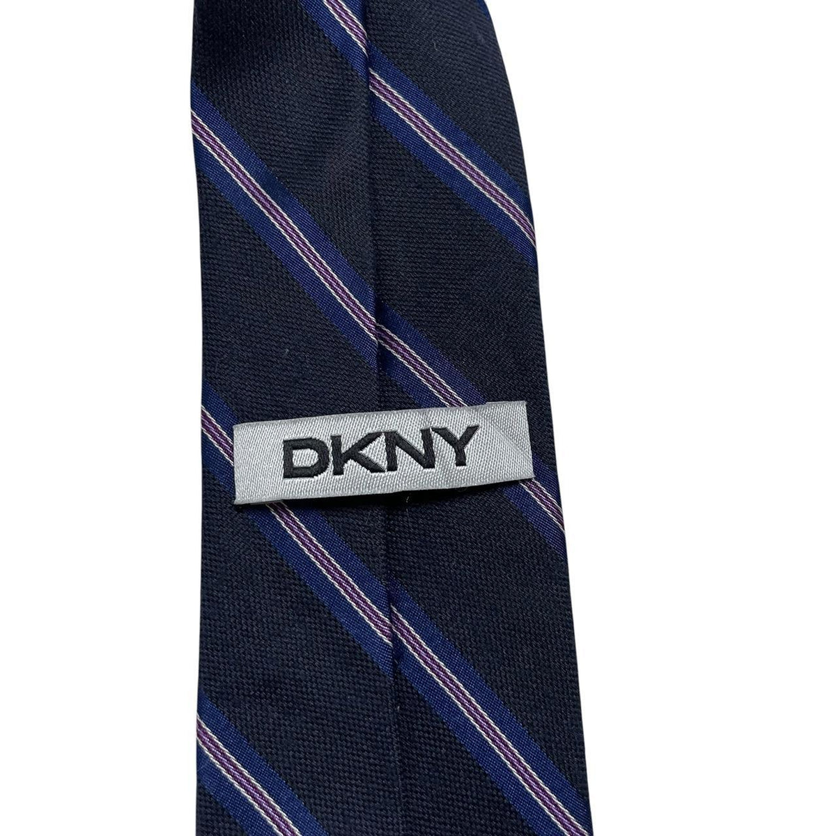 Vintage DKNY Striped Silk/Polyester Tie