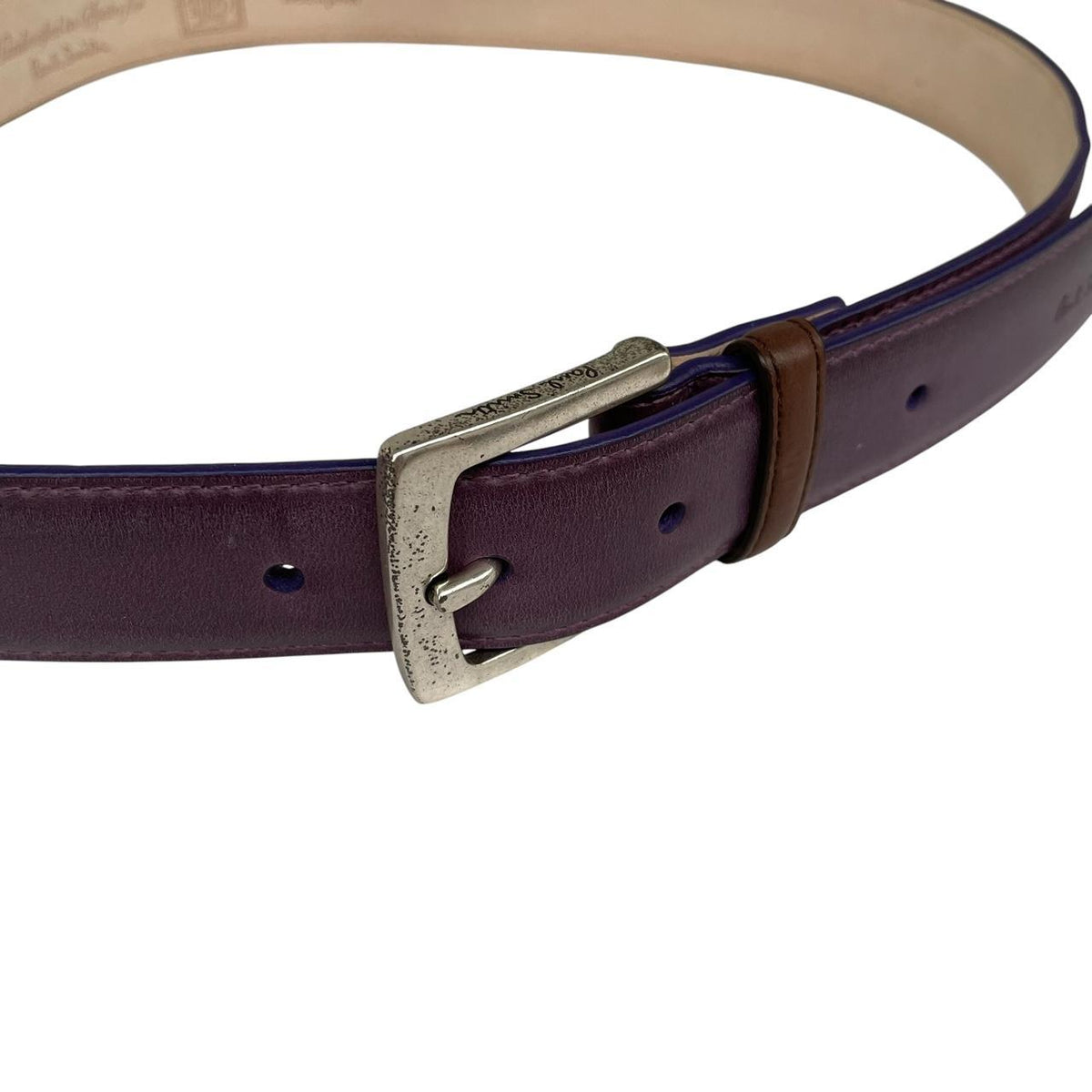 Paul Smith Handcrafted In Spain Leather Belt