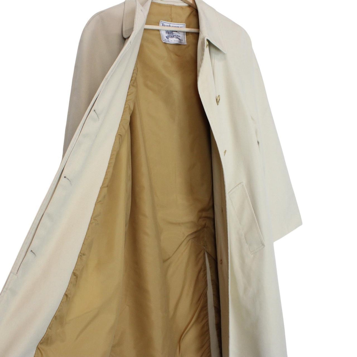 Vintage 80s Burberry Trench Coat Large