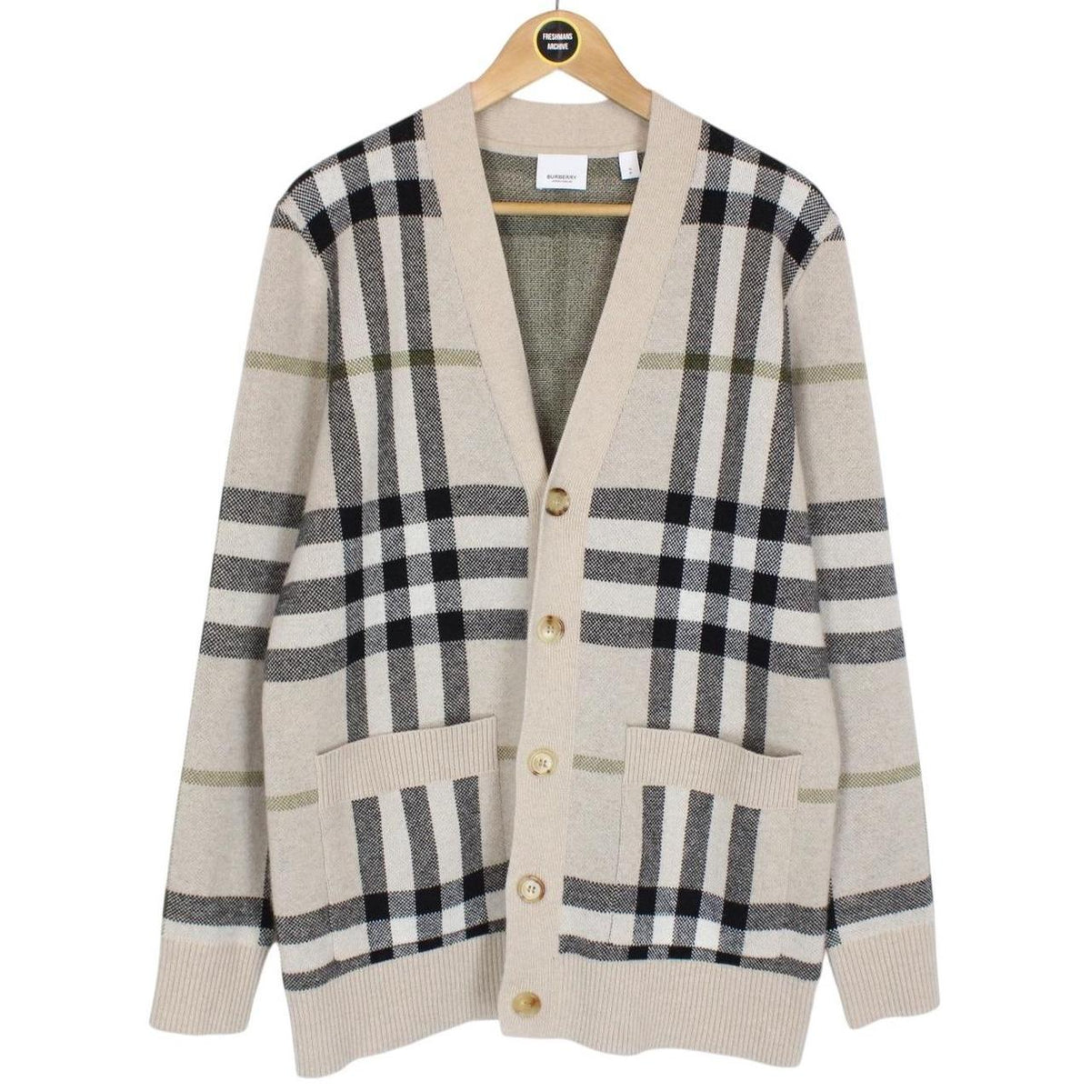 Burberry Cashmere Wool Cardigan Small