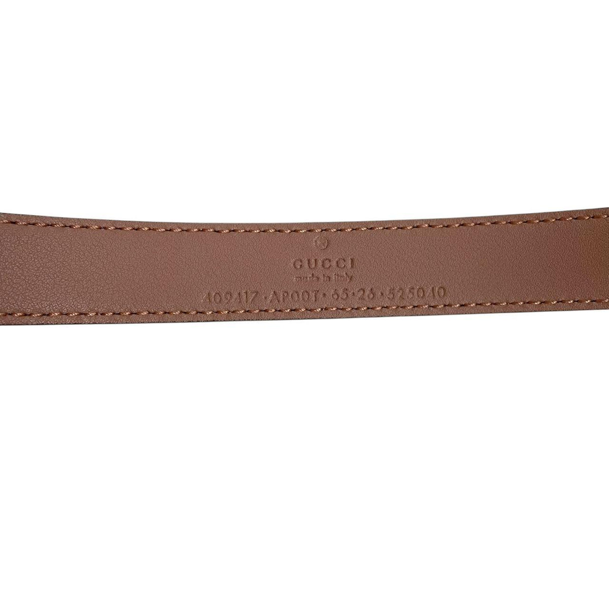 Gucci Marmont Thin Leather Belt with GG Buckle 65cm