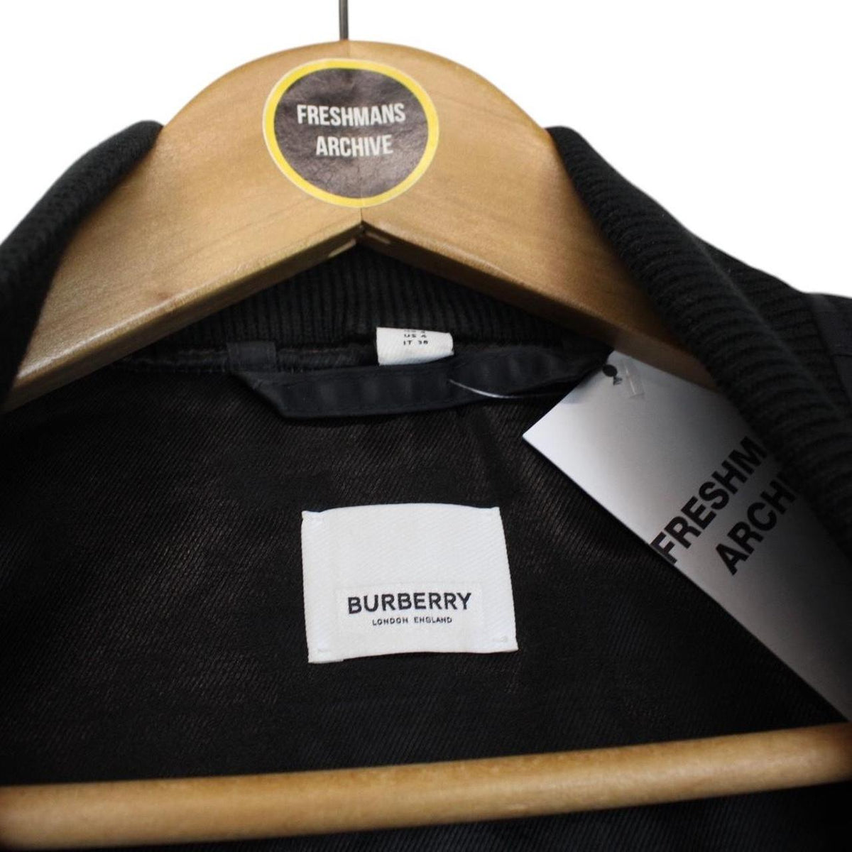Burberry Logo Print Bomber Jacket Small