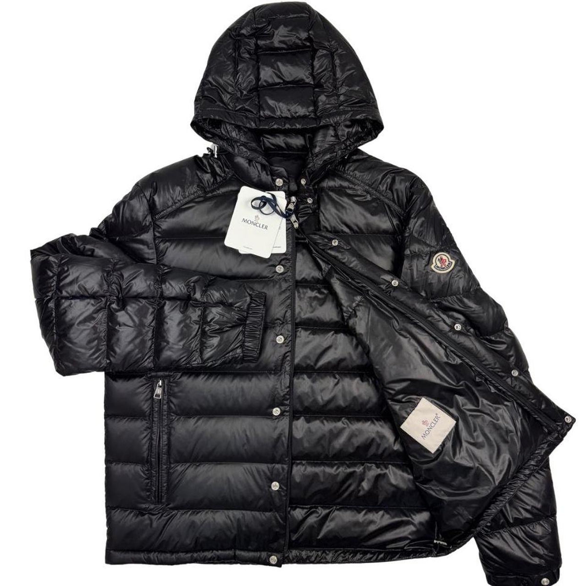Moncler Gliere Down Nylon Puffer Jacket Large
