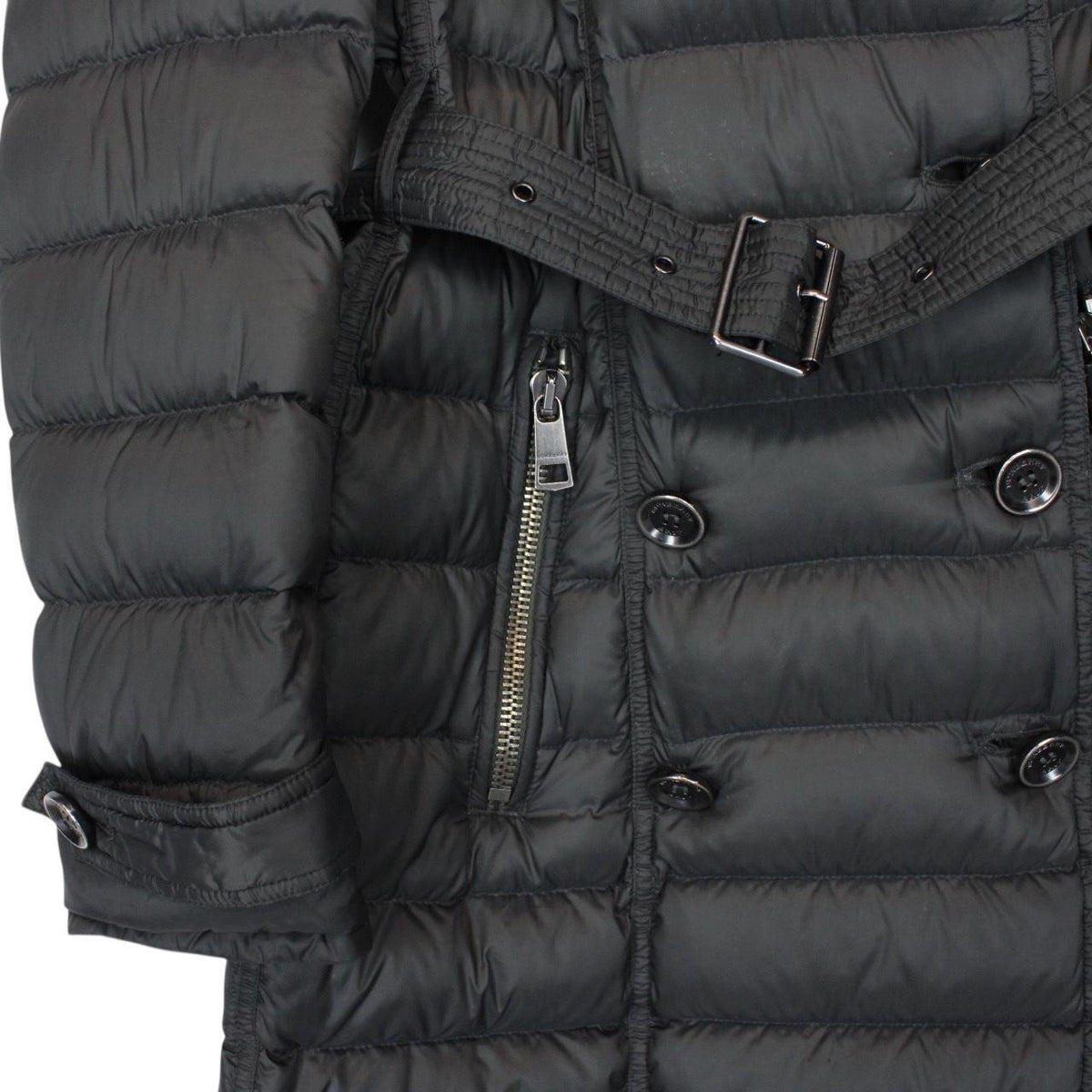 Burberry Brit Belted Down Puffer Coat Small