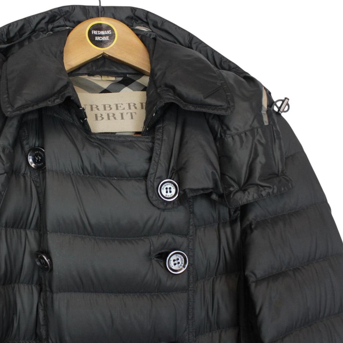Burberry Brit Belted Down Puffer Coat Small