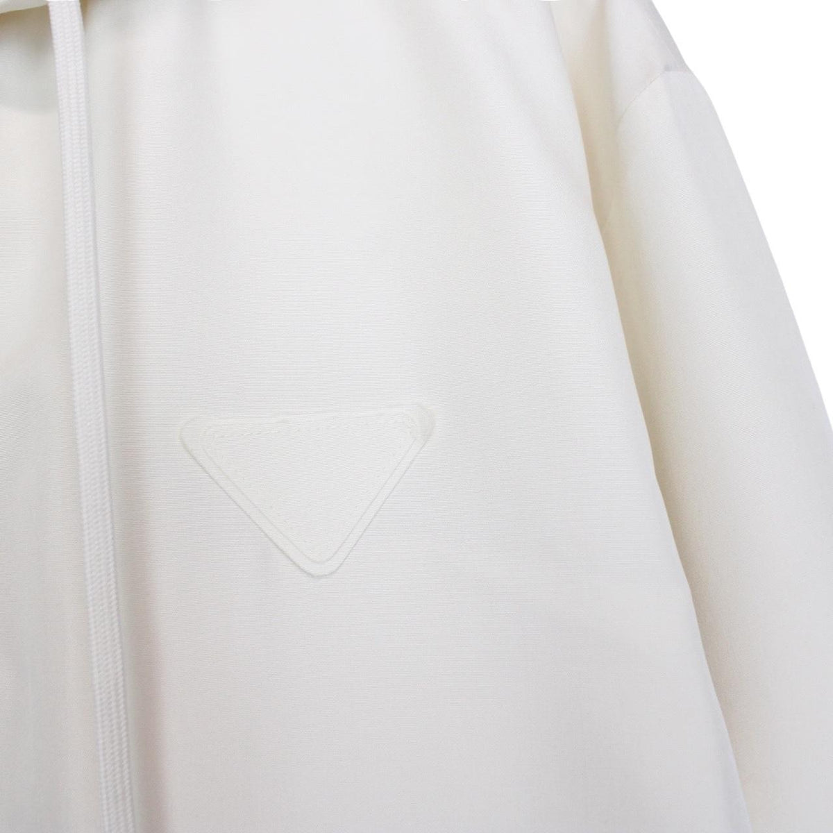 Prada Triangle Logo Silk Jacket Small