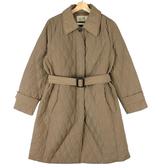 Burberry Belted Diamond Quilted Coat XS
