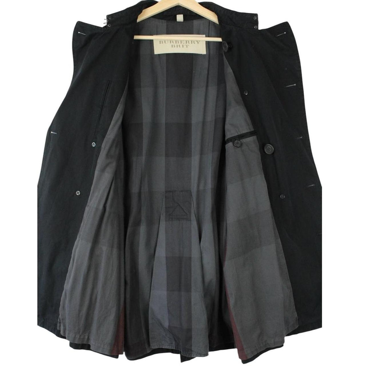 Burberry Brit Belted Trench Coat Large